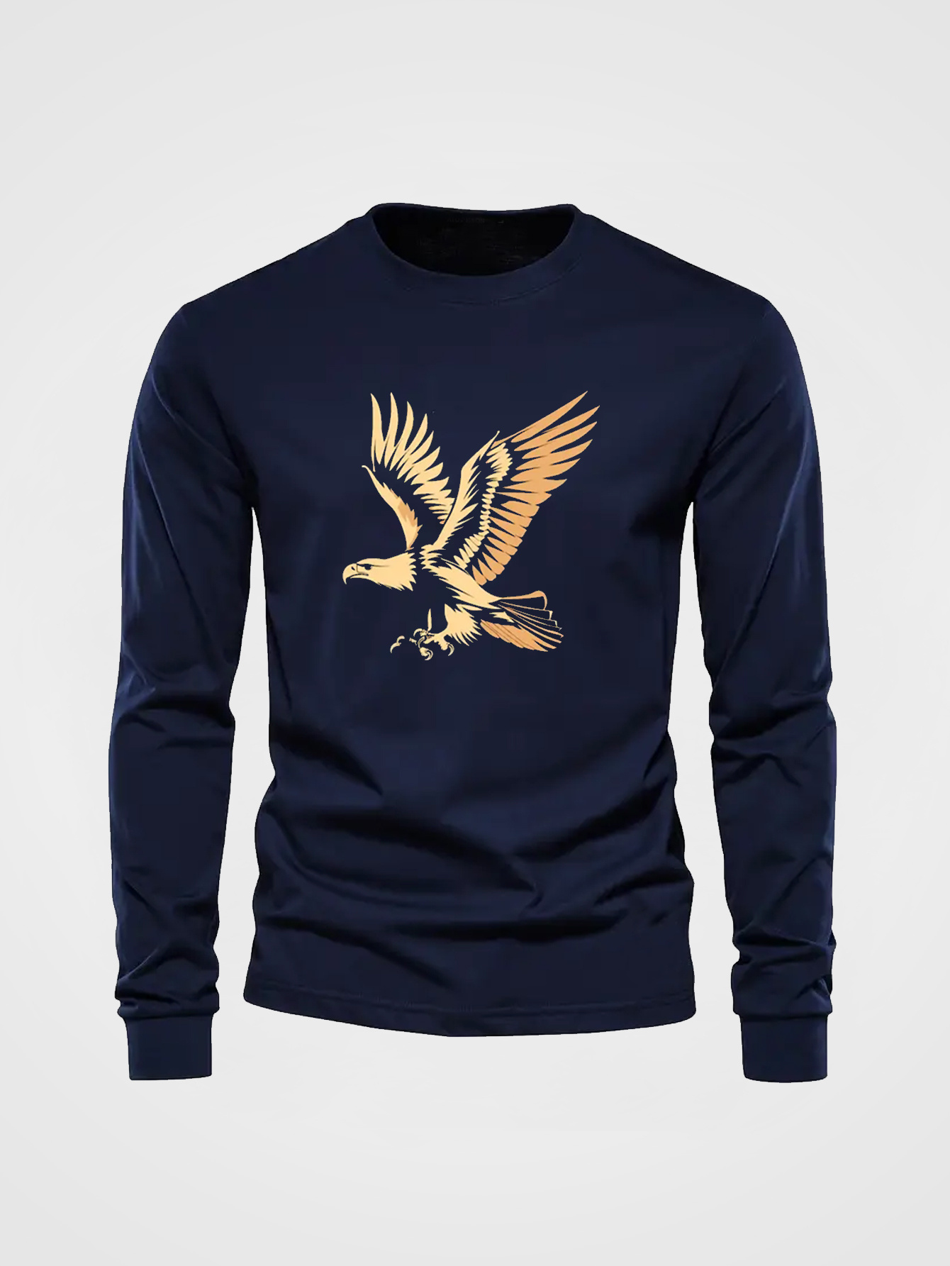 100 COTTONMen Crew Neck Long S - огляд і ціна Undershirt Crew Neck