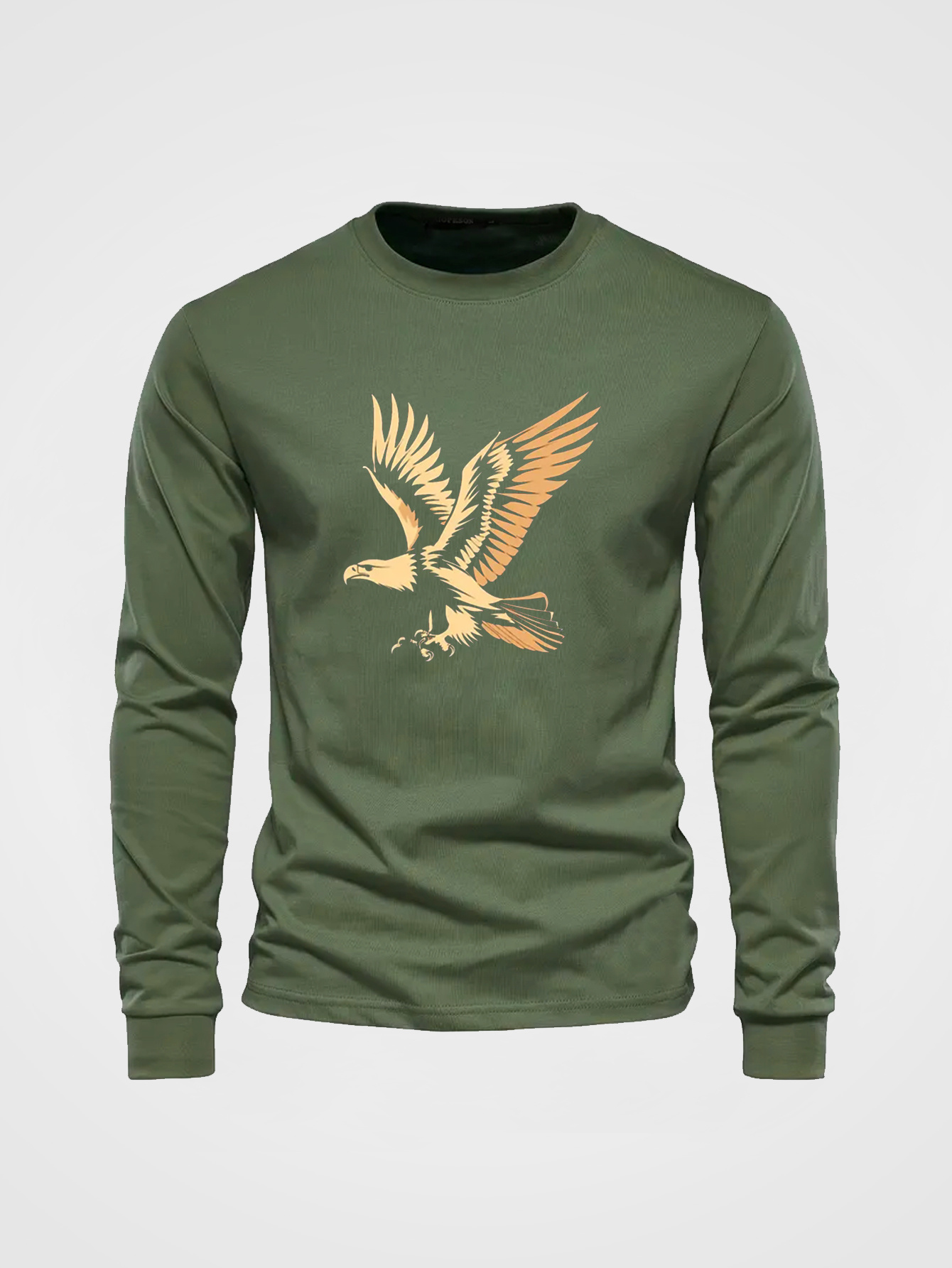 100 COTTONMen Crew Neck Long S - огляд і ціна Undershirt Crew Neck