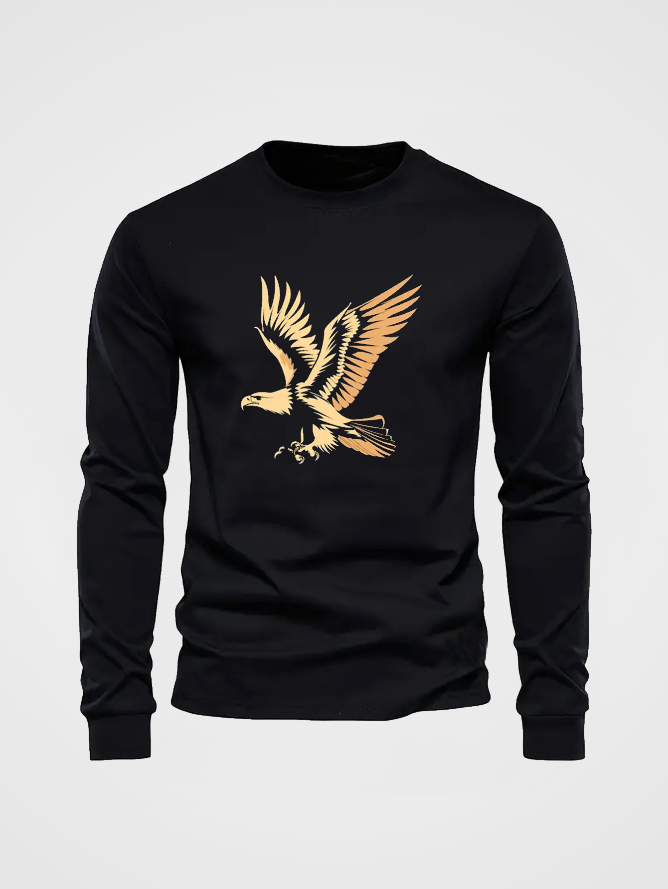 100 COTTONMen Crew Neck Long S - огляд і ціна Undershirt Crew Neck