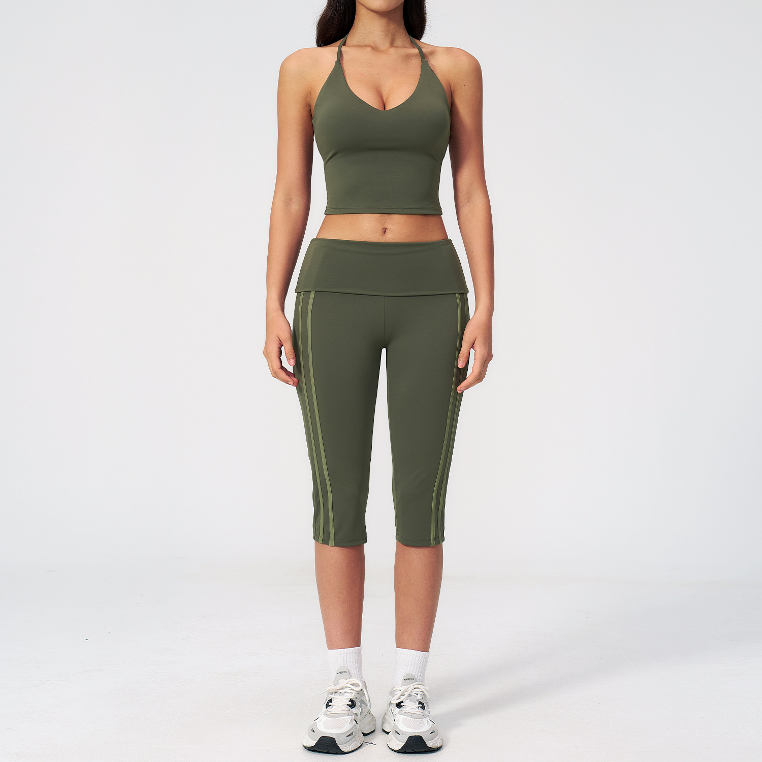 Yoga Suit 2PCS Women Sports Br - огляд і ціна Compression Shorts Athletes