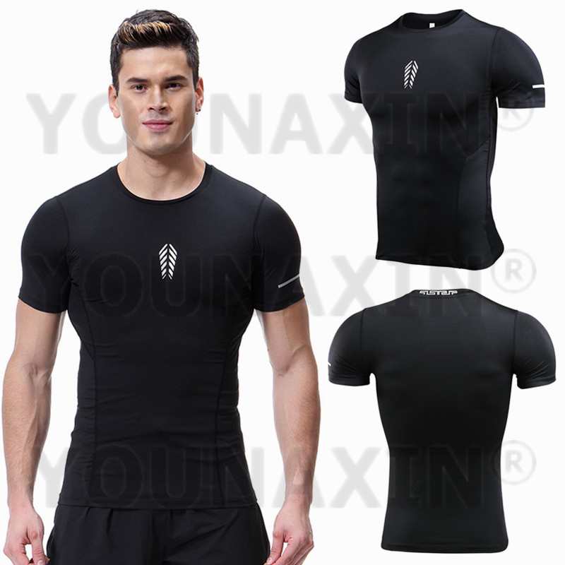 Men's Short Sleeves T-Shirt Gy - огляд і ціна T Shirt Tight Fit