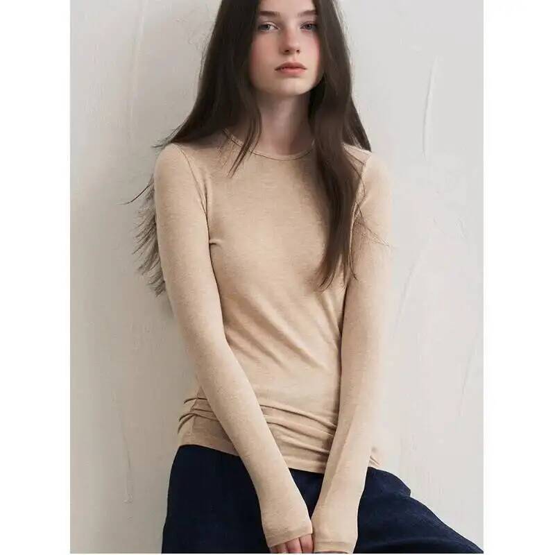 Women Cashmere Blend Long Slee - огляд і ціна Base Layer Top